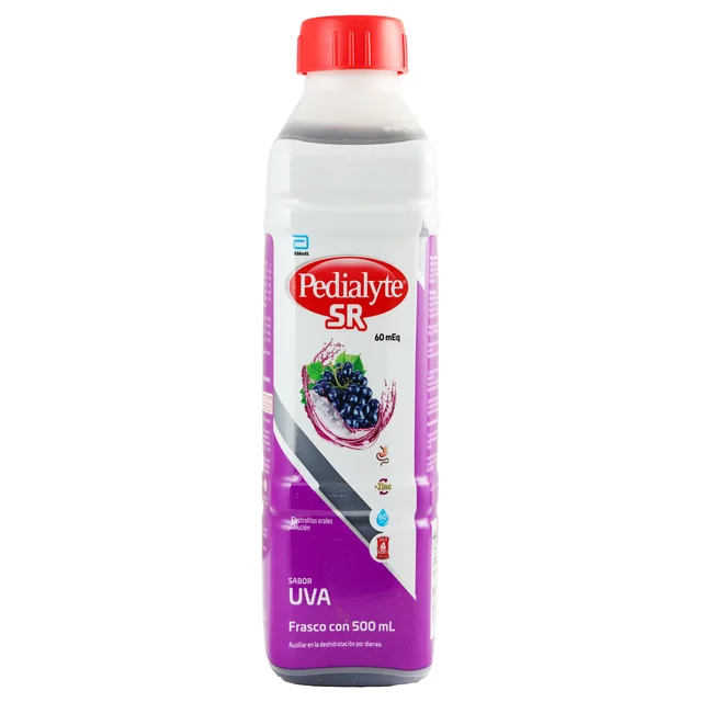 Pedialyte Abbott Electrolitos Orales Sabor UVA 500 ml
