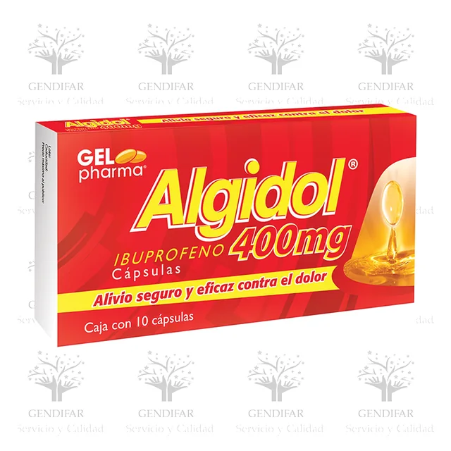 Algidol 400 mg C/10 capsulas