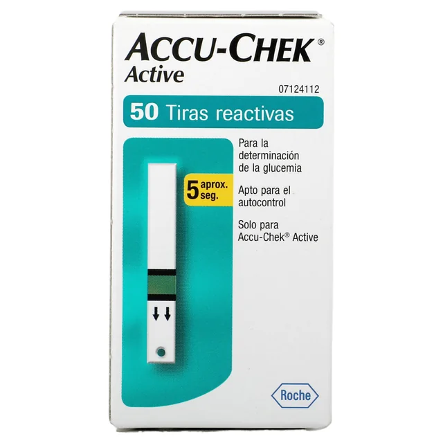 Imagen 5 de Accu-Check Roche Tiras Reactivas Active 50 pzas