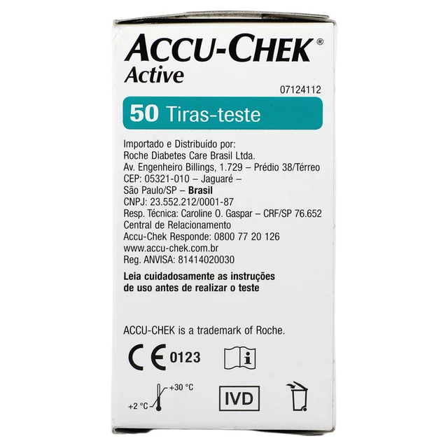 Imagen 9 de Accu-Check Roche Tiras Reactivas Active 50 pzas