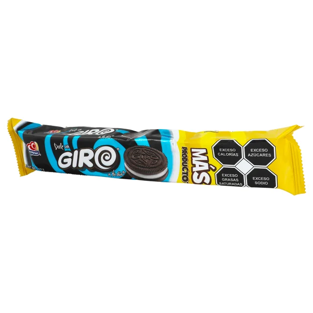 Imagen 3 de Giro Gamesa Galletas Tipo Sándwich con Relleno Sabor Vainilla 114 g