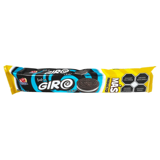 Imagen 2 de Giro Gamesa Galletas Tipo Sándwich con Relleno Sabor Vainilla 114 g