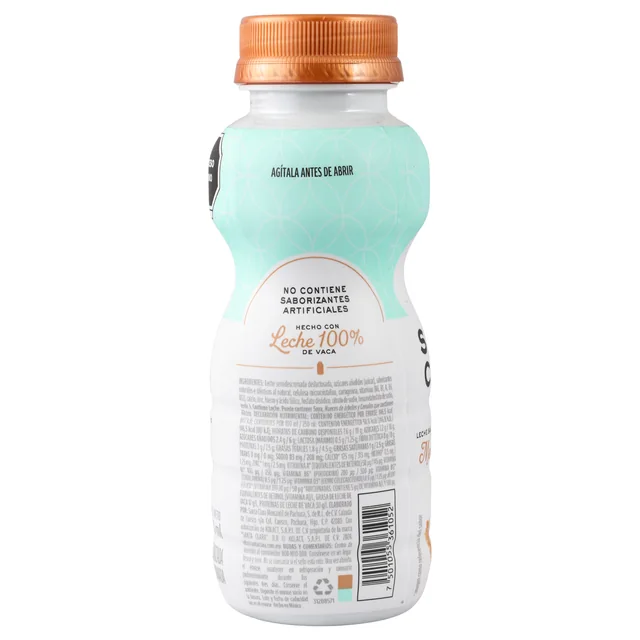 Imagen 6 de Santa Clara Leche Semidescremada Deslactosada Ultrapasteurizada Saborizada Sabor a Helado de Menta con Chocolate 250 ml