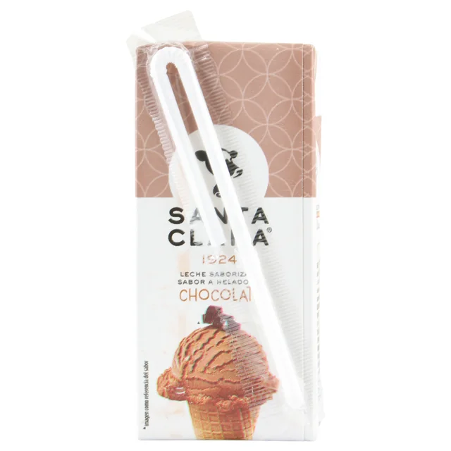 Imagen 9 de Santa Clara Leche Entera Deslactosada Ultrapasteurizada Saborizada Sabor a Helado de Chocolate 180 ml