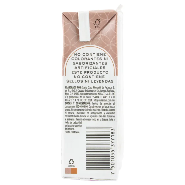 Imagen 7 de Santa Clara Leche Entera Deslactosada Ultrapasteurizada Saborizada Sabor a Helado de Chocolate 180 ml