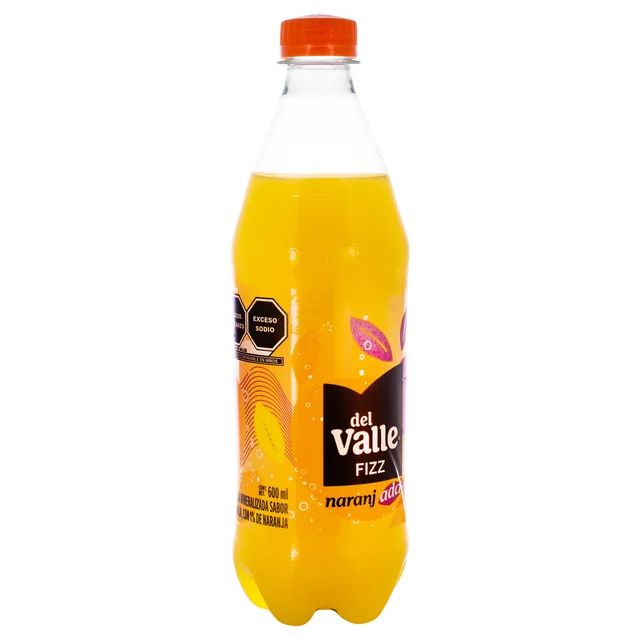 Imagen 10 de Del Valle Agua Mineralizada Con 1% de Naranja 600 ml
