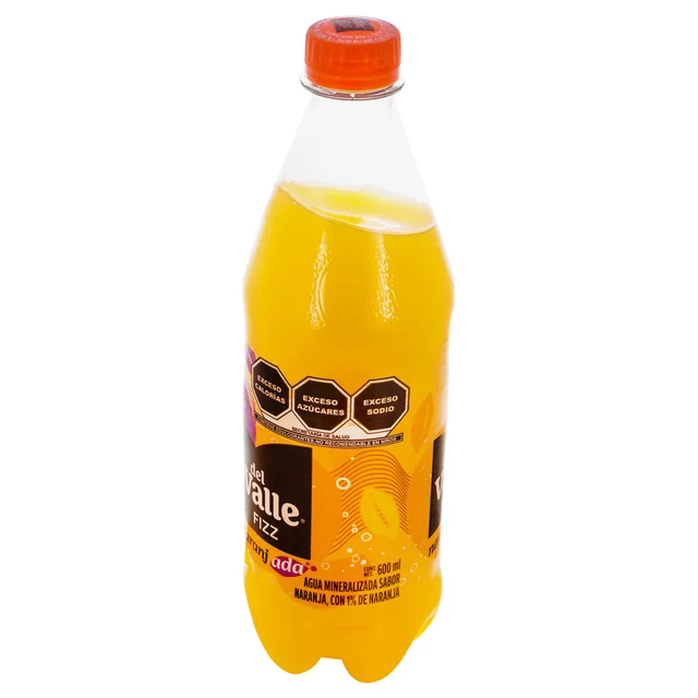 Imagen 8 de Del Valle Agua Mineralizada Con 1% de Naranja 600 ml