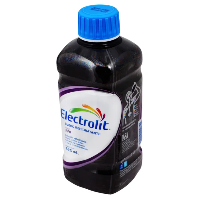 Imagen 10 de Electrolit Suero Rehidratante Sabor UVA 625 Mm