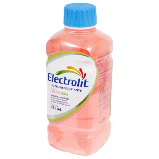 Imagen 2 de Electrolit Suero Rehidratante Solución Estirilizada de Electrolitos Orales Sabor Fresa-Kiwi 625 ml
