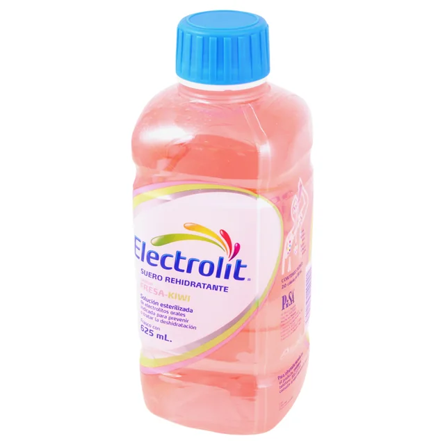 Imagen 5 de Electrolit Suero Rehidratante Solución Estirilizada de Electrolitos Orales Sabor Fresa-Kiwi 625 ml