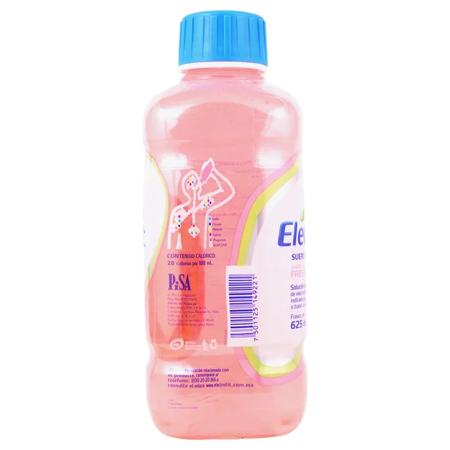 Imagen 11 de Electrolit Suero Rehidratante Solución Estirilizada de Electrolitos Orales Sabor Fresa-Kiwi 625 ml