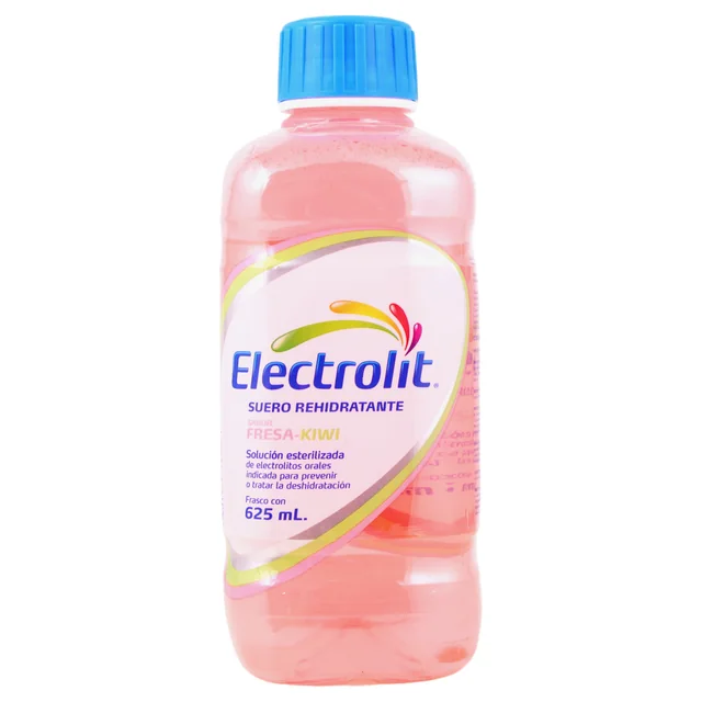 Imagen 17 de Electrolit Suero Rehidratante Solución Estirilizada de Electrolitos Orales Sabor Fresa-Kiwi 625 ml