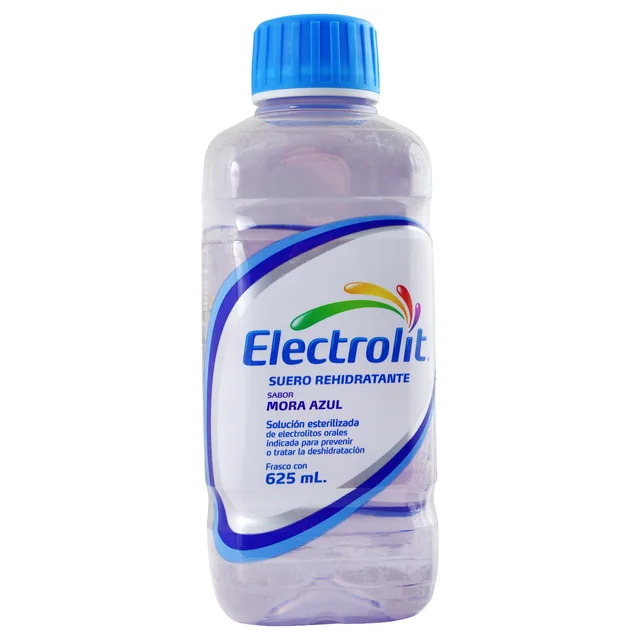 Imagen 3 de Electrolit Pisa Suero Rehidratante Solución Esterilizada de Electrolitos Oráles Sabor Mora Azul 625 ml