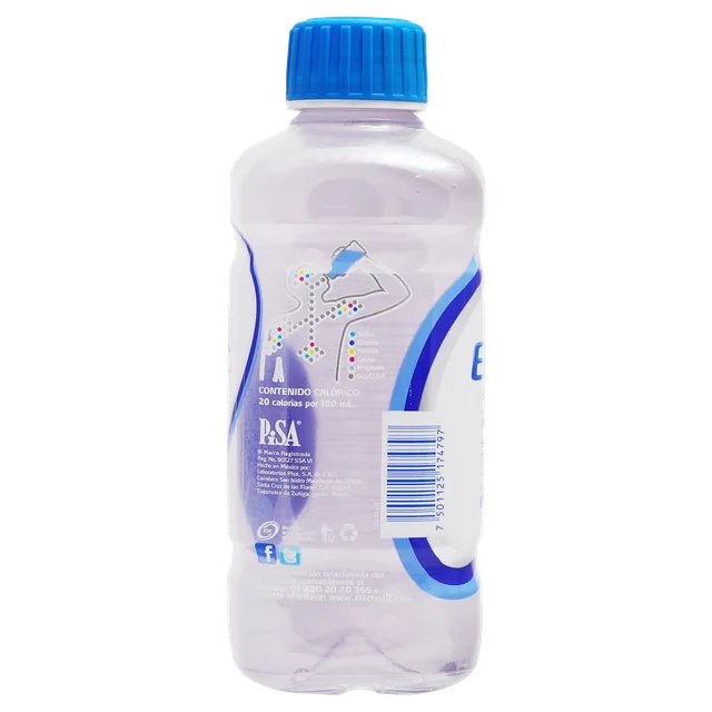 Imagen 16 de Electrolit Pisa Suero Rehidratante Solución Esterilizada de Electrolitos Oráles Sabor Mora Azul 625 ml