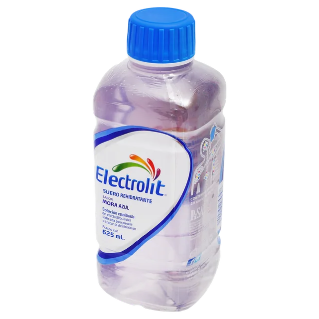 Imagen 8 de Electrolit Pisa Suero Rehidratante Solución Esterilizada de Electrolitos Oráles Sabor Mora Azul 625 ml