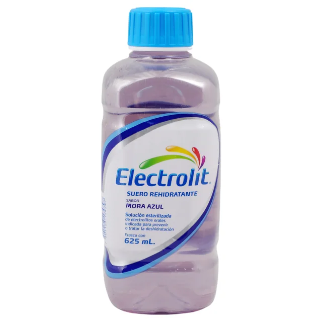 Imagen 25 de Electrolit Pisa Suero Rehidratante Solución Esterilizada de Electrolitos Oráles Sabor Mora Azul 625 ml