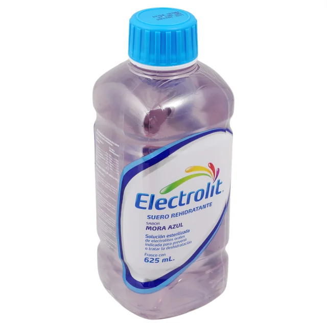 Imagen 12 de Electrolit Pisa Suero Rehidratante Solución Esterilizada de Electrolitos Oráles Sabor Mora Azul 625 ml