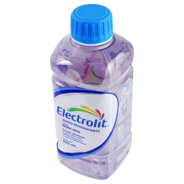 Imagen 11 de Electrolit Pisa Suero Rehidratante Solución Esterilizada de Electrolitos Oráles Sabor Mora Azul 625 ml