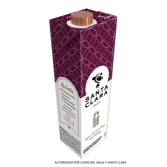 Imagen 4 de Santa Clara Leche Entera Pasteurizada 1 l