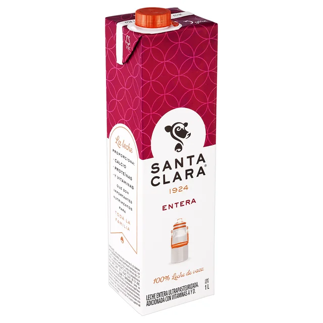 Imagen 6 de Santa Clara Leche Entera Pasteurizada 1 l